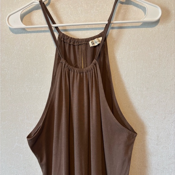 For Gand PL | Brown Halter Maxi Dress | Size XL - Picture 2 of 5